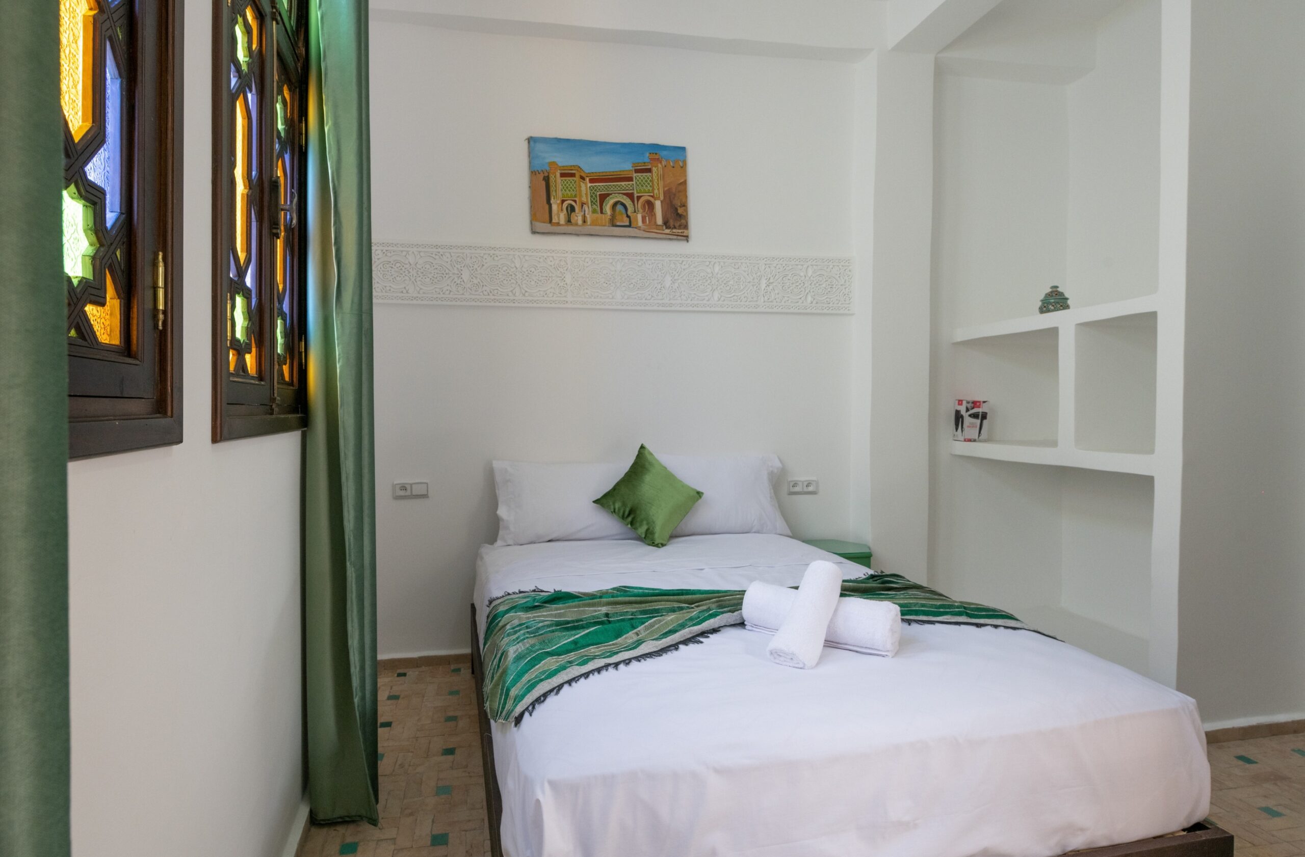 Our Rooms 12 Meknès-themed guest room at Riad Sultana Tangier