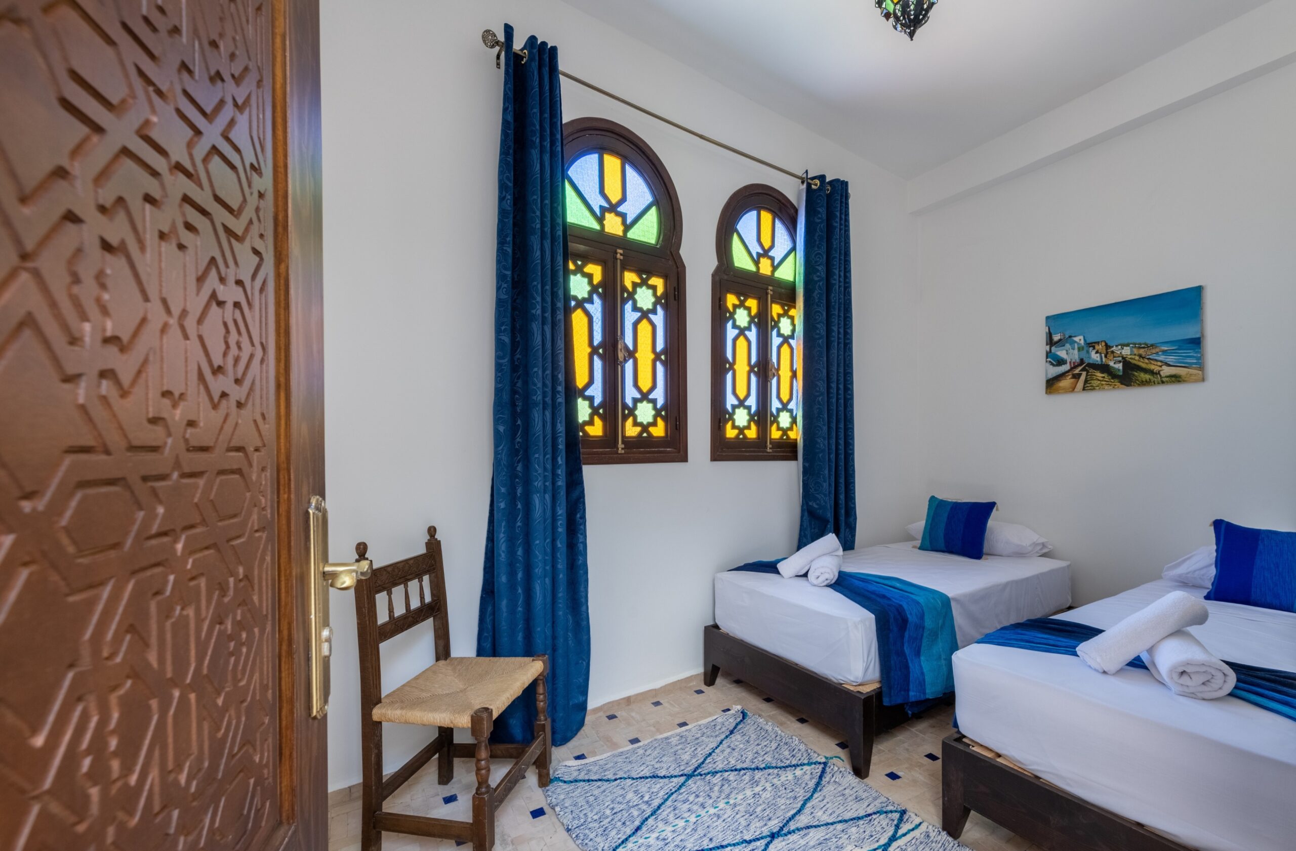 Our Rooms 7 Majorelle Room at Riad Sultana Tangier